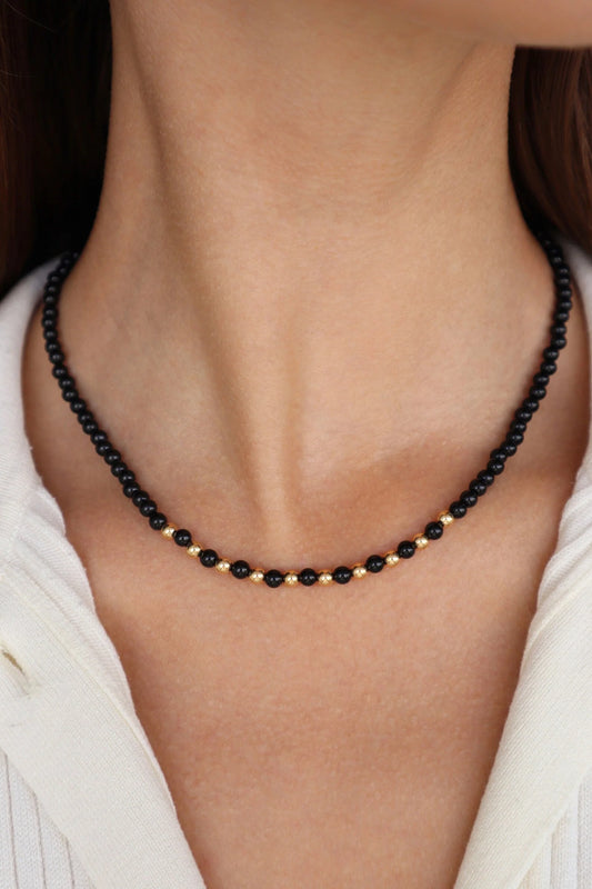 Onyx Necklace | Protection & Grounding
